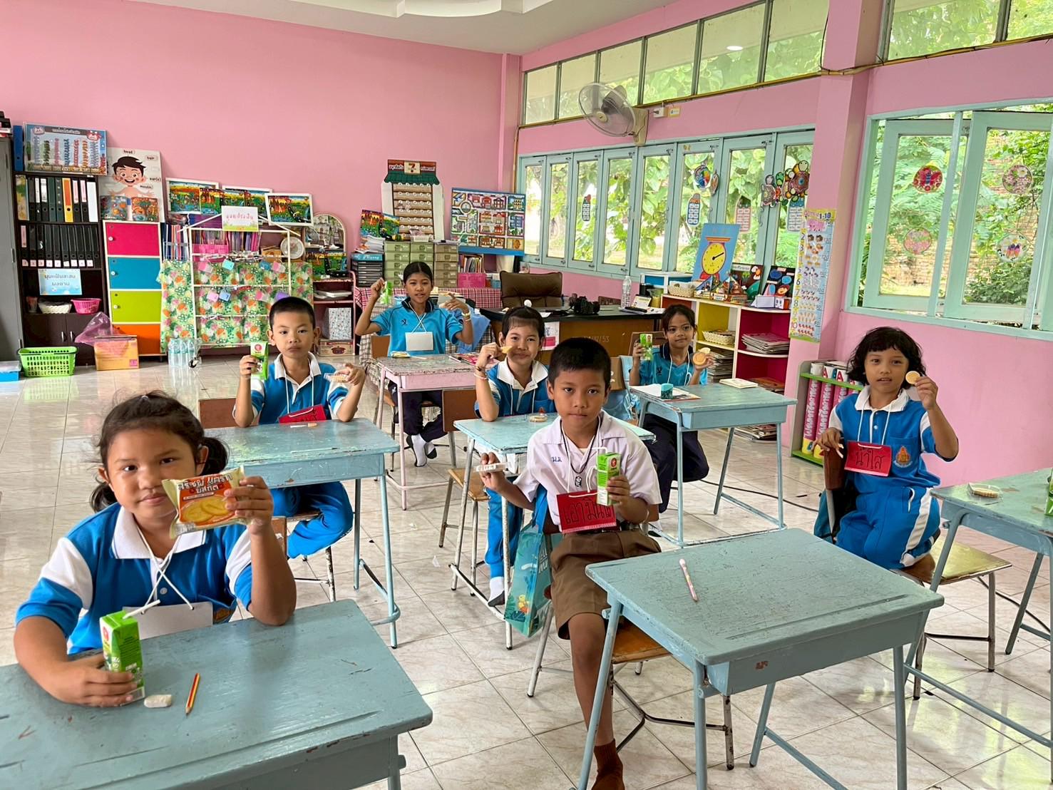 28. ค่ายศิลปะบูรณาการกับสาระการเรียนรู้สำหรับนักเรียนระดับประถมศึกษา ณ โรงเรียนบ้านโนนม่วง